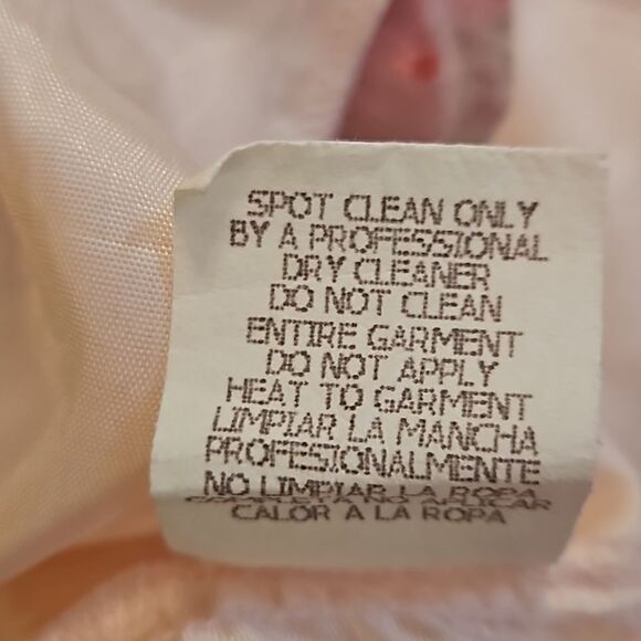 Onyx Nite Pastel Pink Floral bodice gown size 16 - Picture 14 of 14